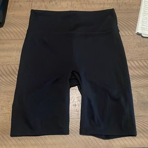 Black biker shorts